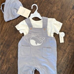 Mini Boden 3-Piece Set with Whale Design